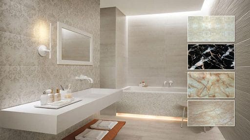 Nhà vệ sinh và nhà tắm riêng "phong cách hiện đại bằng nhựa giả đá" Nhà vệ sinh và nhà tắm riêng "phong cách hiện đại bằng nhựa giả đá"